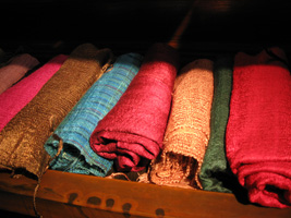 Our fine silks are imported from Thailand with fair trade practices
